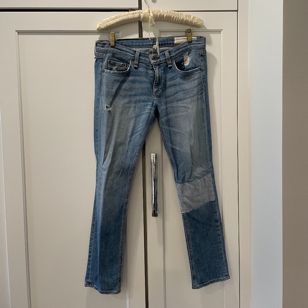 rag & bone Low-Rise Tomboy Jeans